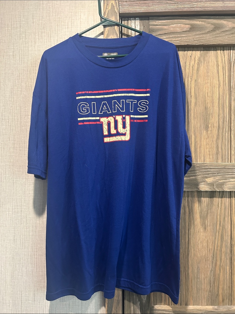 NFL Blue New York Giants Short Sleeve Tee